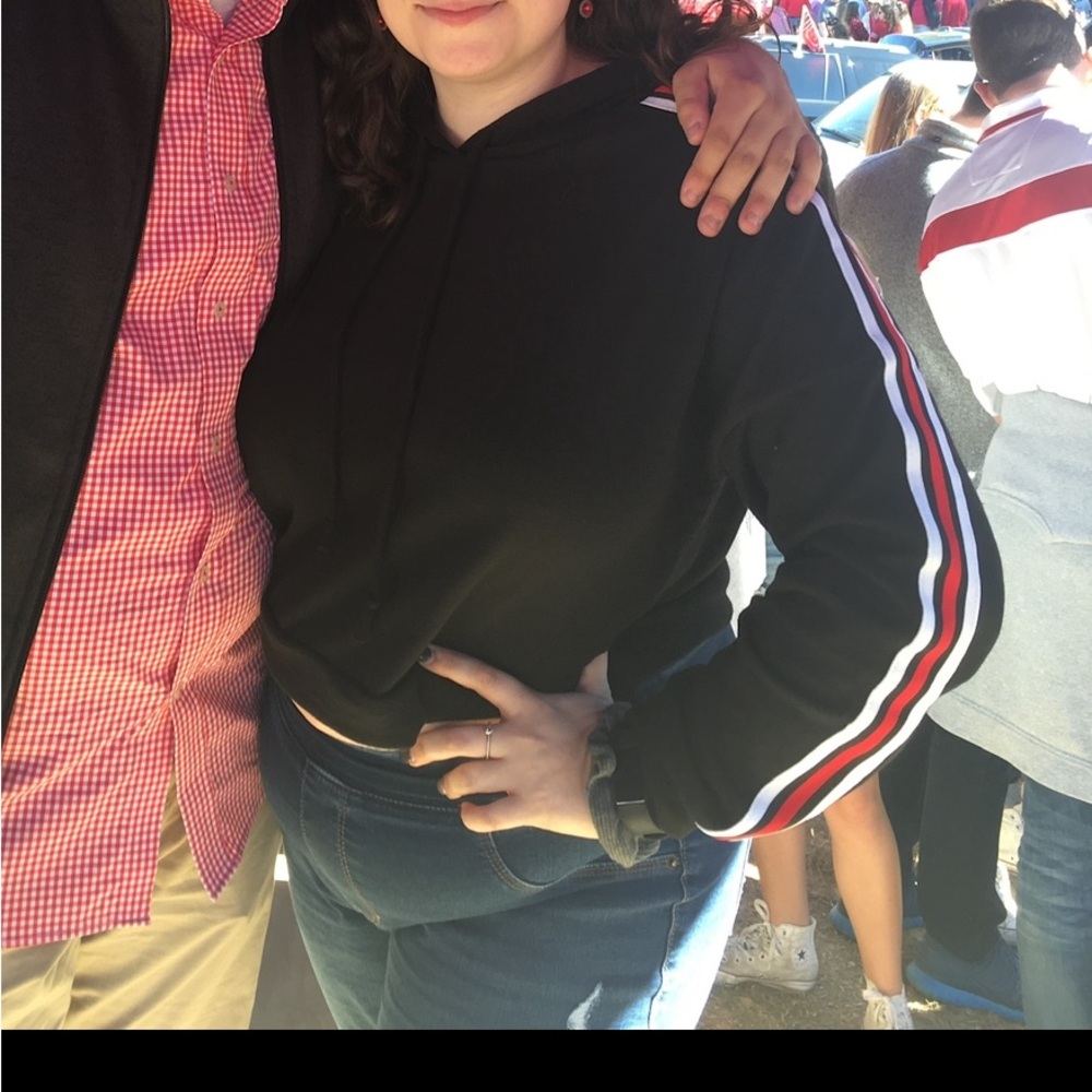 Charlotte Russe Cropped Hoodie